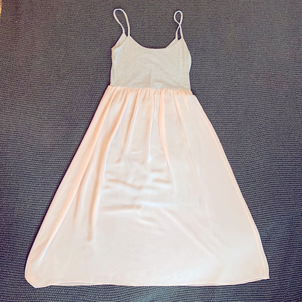 Ballerina Body-Con Dress with Flowing Overlay